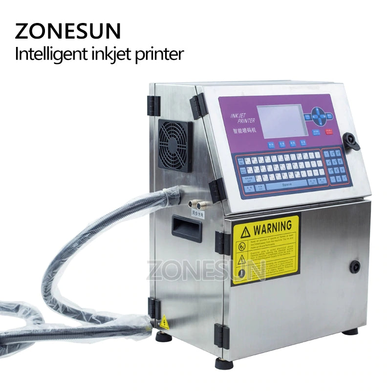 ZONESUN Digital Metal Batch Number Ink jet Code Printing Machine