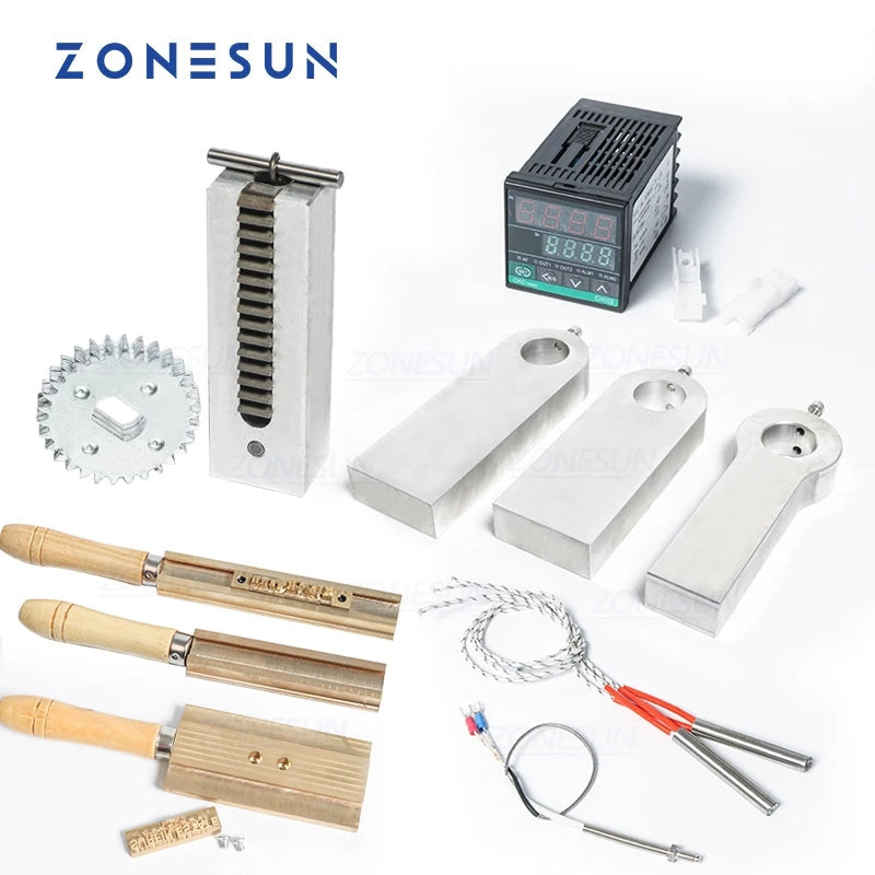 ZONESUN Hot Stamping Machine acessório peças sobressalentes suporte de posição