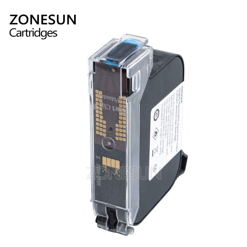 Caixa de tinta ZONESUN para máquina de codificação de impressora a jato de tinta inteligente portátil
