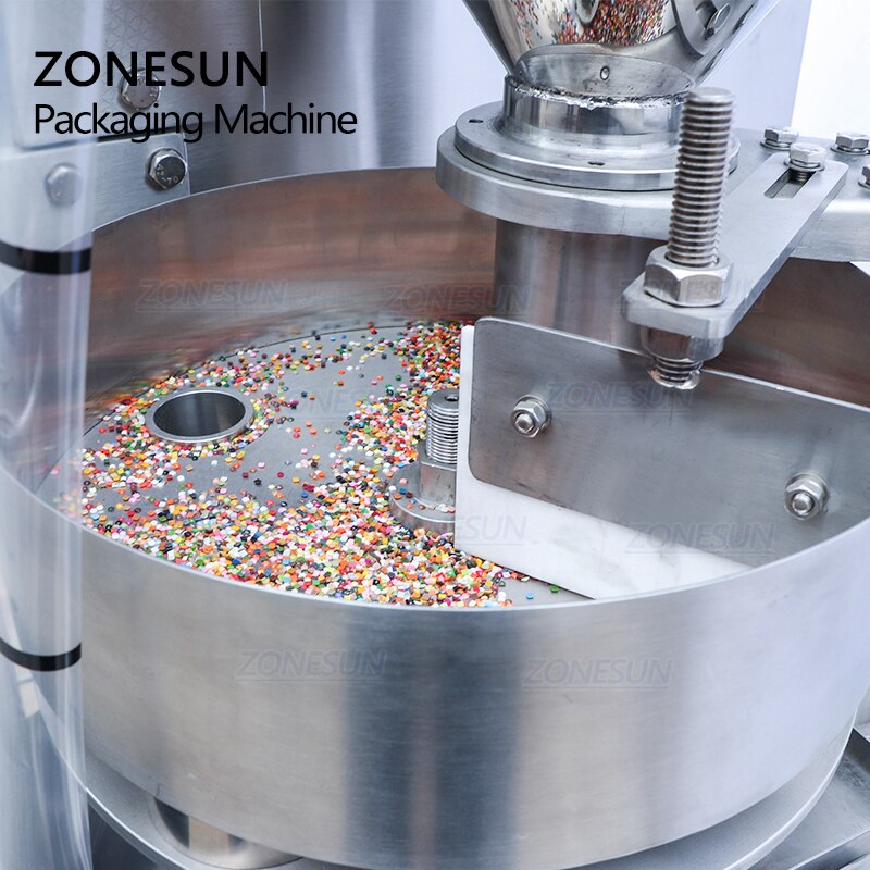 ZONESUN ZS-K100 Máquina automática de enchimento de pó e seladora com impressora de data