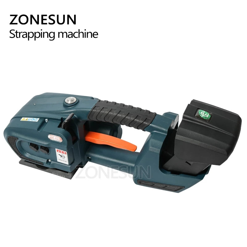 ZONESUN JDC 13-16mm PET PP Plastic Battery Powered Strapping Machine With 2 Batteries