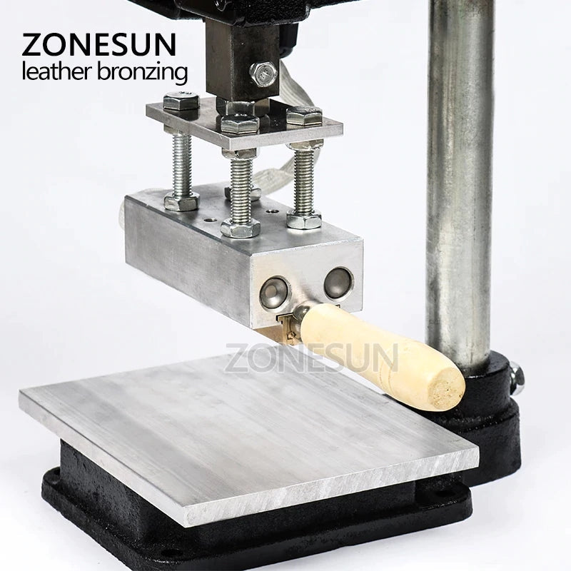 ZONESUN Custom Manual Hot Foil Stamping Embossing Creasing Machine