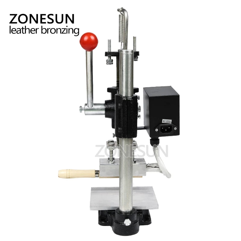 ZONESUN Custom Manual Hot Foil Stamping Embossing Creasing Machine