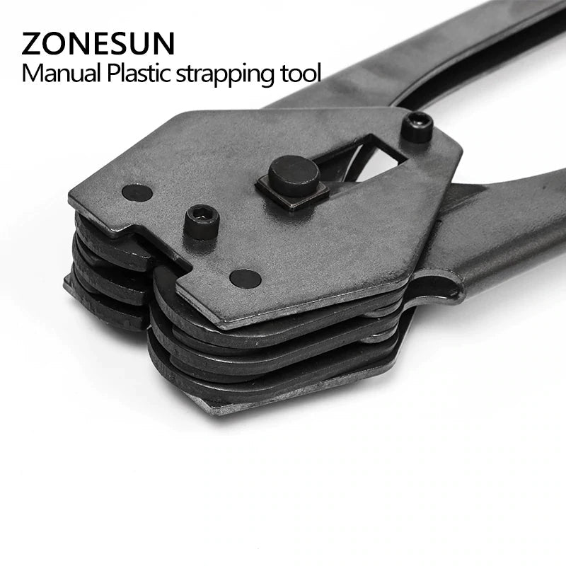 ZONESUN 13-16mm Ferramenta manual de cintagem de plástico