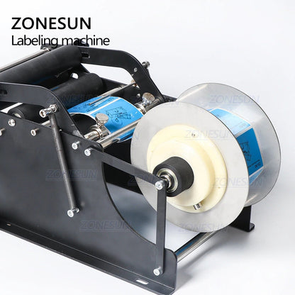 ZONESUN ZS-50P Manual Small Round Bottle Labeling Machine