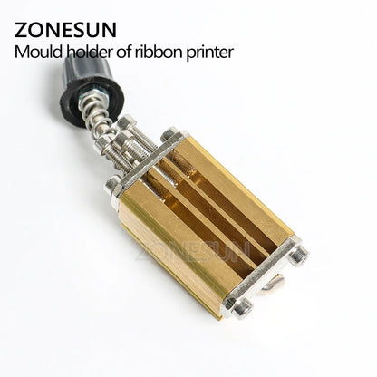 Suporte de molde ZONESUN para dispositivo de codificação de impressora LT-50D cabeça térmica 