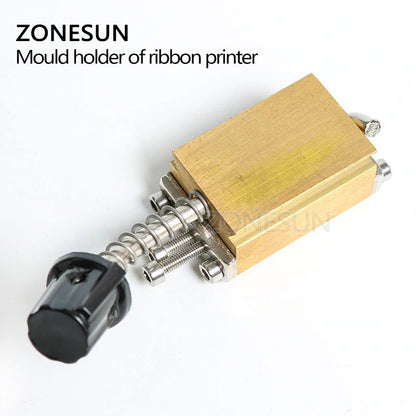 Suporte de molde ZONESUN para dispositivo de codificação de impressora LT-50D cabeça térmica 