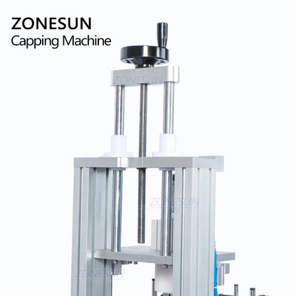 ZONESUN ZS-XG1870D Custom Size Pneumatic Automatic Cap Pressing Machine