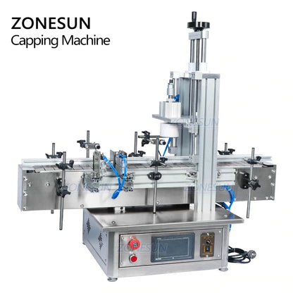 ZONESUN ZS-XG1870D Custom Size Pneumatic Automatic Cap Pressing Machine