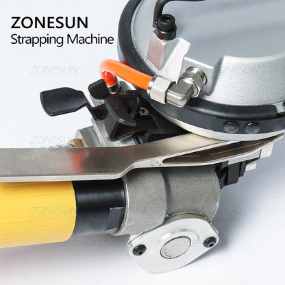 Máquina flejadora neumática de fleje de acero ZONESUN 16-19mm