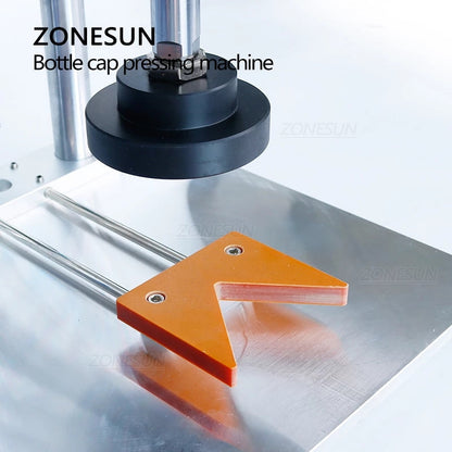 ZONESUN ZS-XG70ZC Máquina tapadora semiautomática neumática de mesa de 70 mm