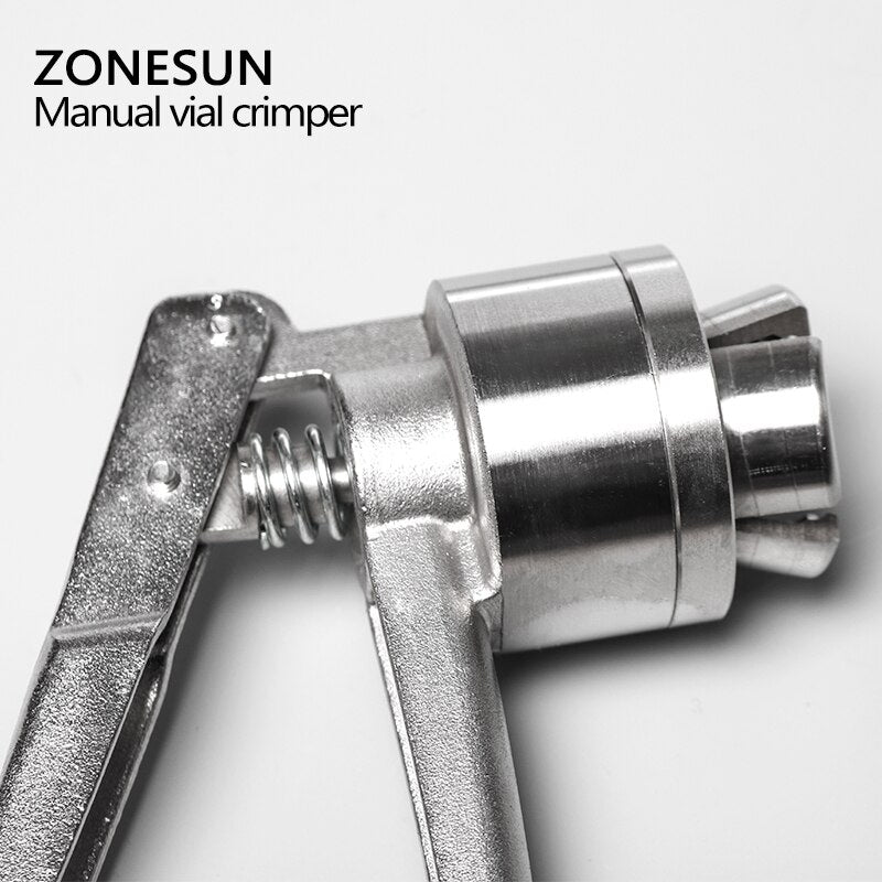ZONESUN ZS-PVC1 Máquina manual de tampar frascos de penicilina