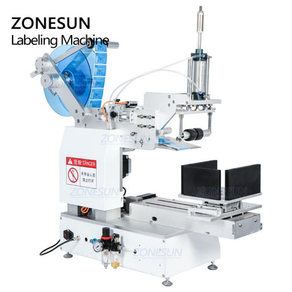 ZONESUN XL-T803 Semi-automatic Flat Surface Labeling Machine With Date Coder