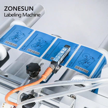 Etiquetadora de superficie plana semiautomática ZONESUN XL-T803 con codificador de fecha