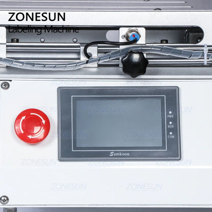 Etiquetadora de superficie plana semiautomática ZONESUN XL-T803 con codificador de fecha