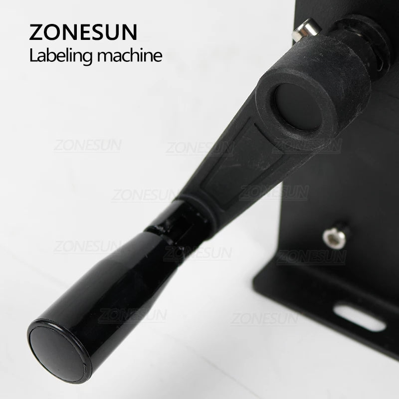 ZONESUN ZS-50W Máquina de rotulagem manual para garrafas redondas 