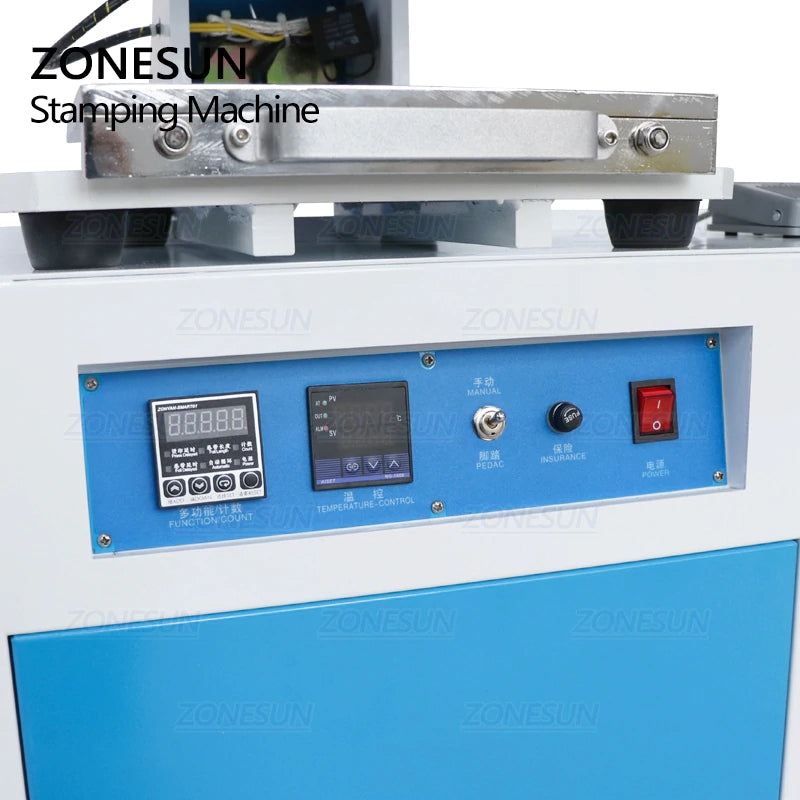 ZONESUN ZS-819C Máquina pneumática de estampagem a quente