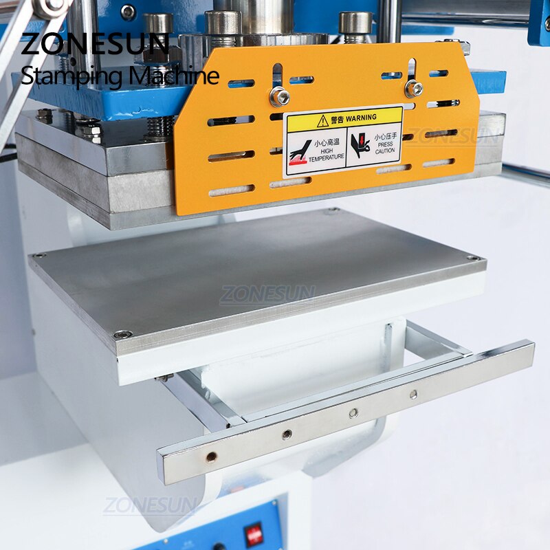 Máquina neumática de estampado de cajas de plástico ZONESUN ZY-819SK