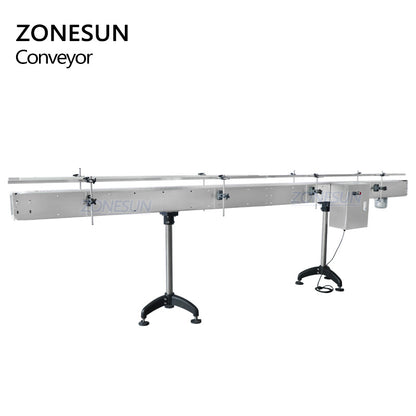 Banda transportadora de cadena pequeña de automatización personalizada ZONESUN ZS-CB150 para cadena de producción