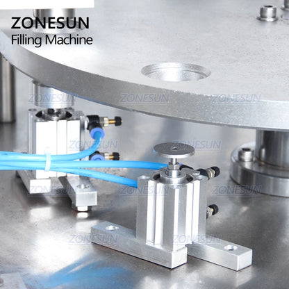 ZONESUN ZS-GF900C Máquina pneumática automática de selagem de copos para enchimento de pó 