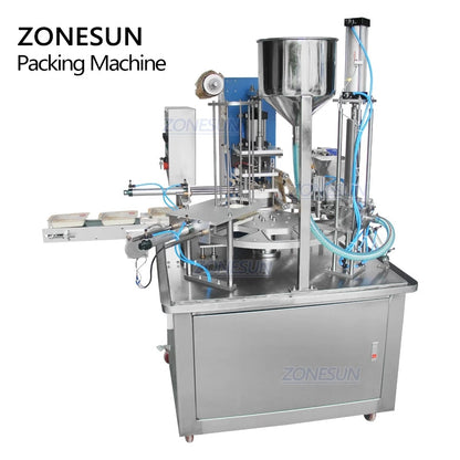 ZONESUN ZS-GF900I Automatic Liquid Filling Cup Sealing Machine