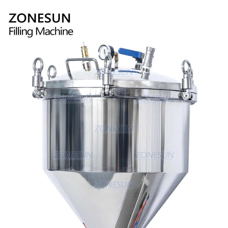 Llenadora de pasta a presión con tolva ZONESUN ZS-GTP1