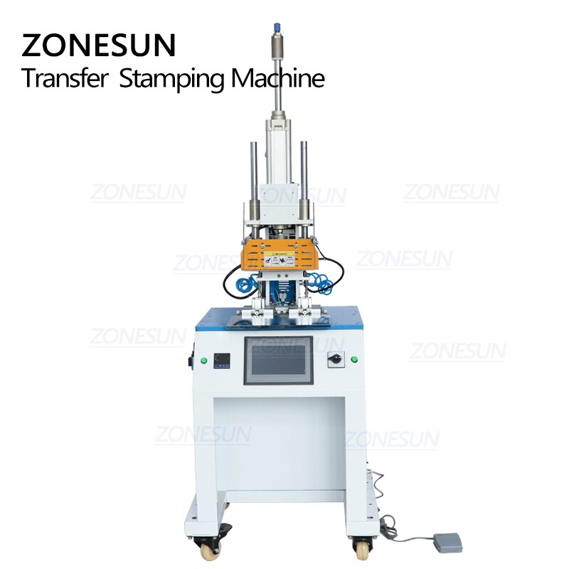 ZONESUN ZY-HTP-C 70*70mm Máquina automática de estampagem pneumática