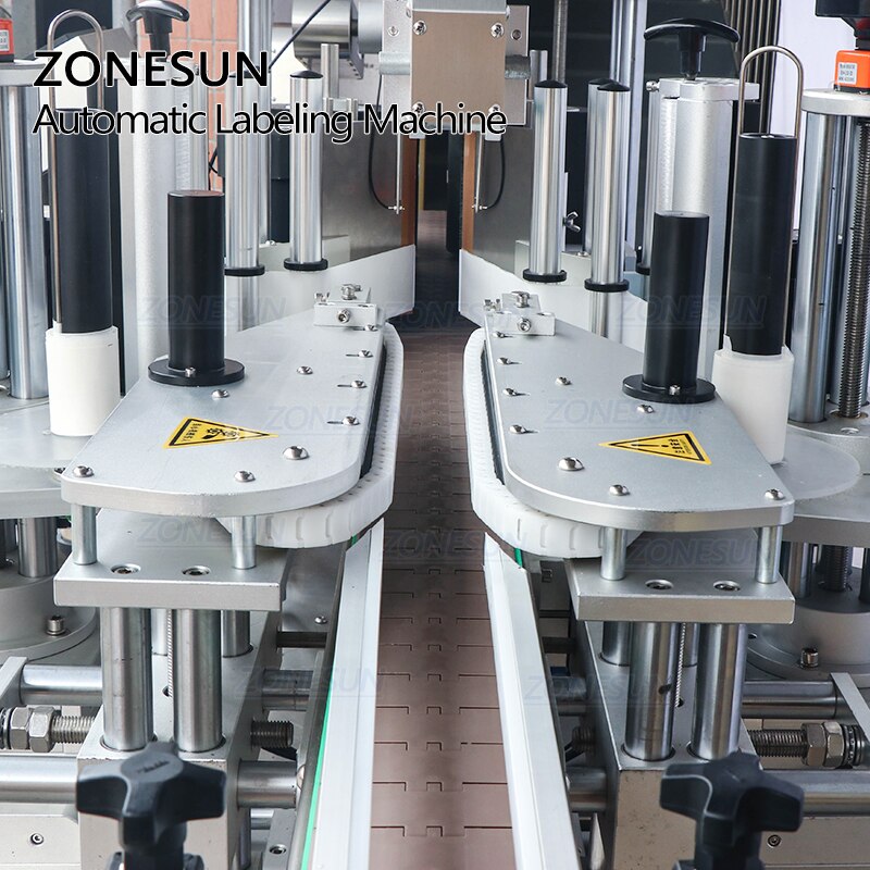 ZONESUN ZS-TB300 Máquina automática de rotulagem de garrafas quadradas redondas de tamanho duplo