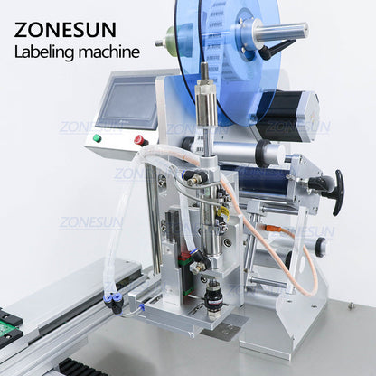 ZONESUN ZS-TB452Z Máquina de rotulagem plana de placa de circuito semiautomática