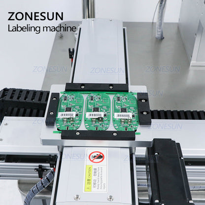 ZONESUN ZS-TB452Z Máquina de rotulagem plana de placa de circuito semiautomática