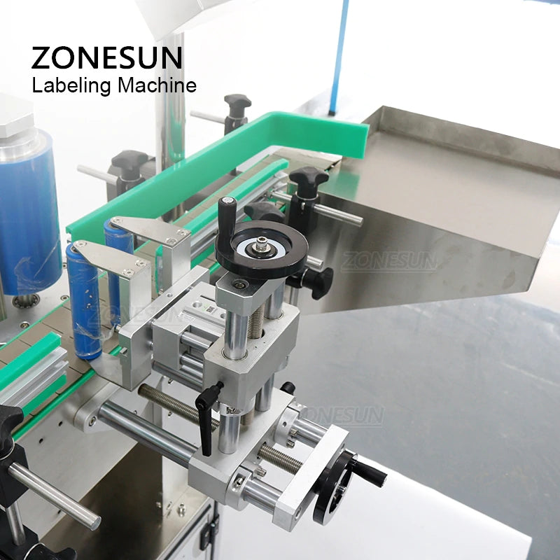 Máquina de etiquetar garrafas redondas ZONESUN ZS-TB822 com codificador de data