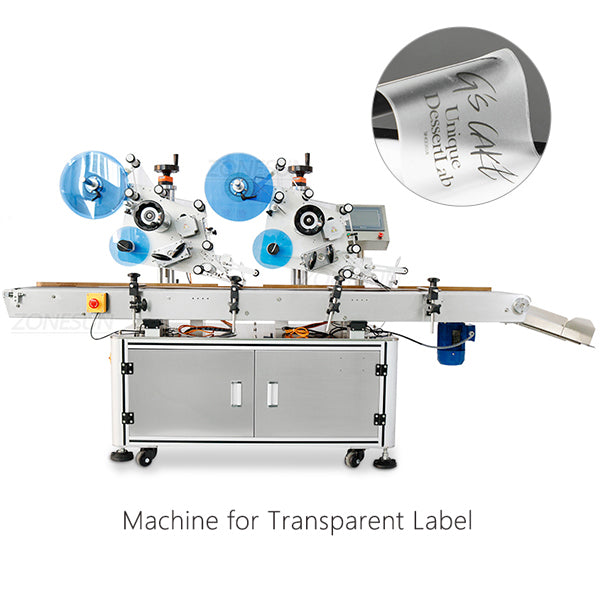 ZONESUN ZS-TB831B Automatic High Precision Flat Labeling Machine  For Normal Transparent Label