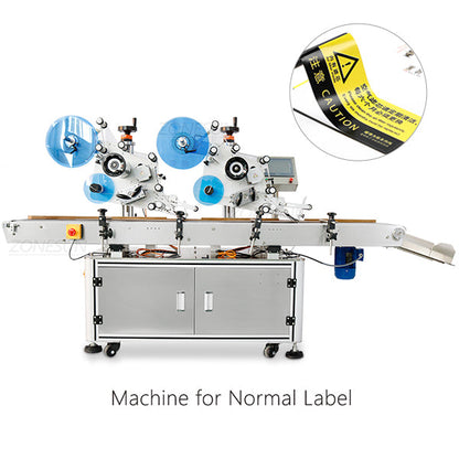 ZONESUN ZS-TB831B Máquina automática de etiquetagem plana de alta precisão para etiqueta transparente normal
