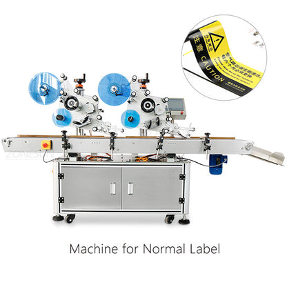 Etiquetadora plana automática de alta precisión ZONESUN ZS-TB831B para etiquetas transparentes normales