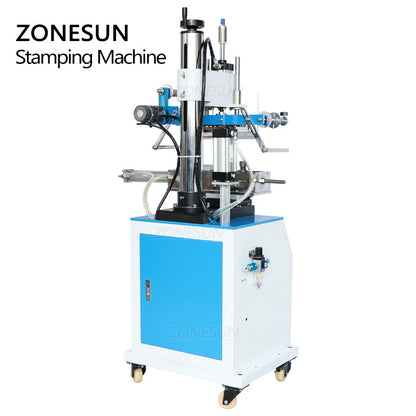 ZONESUN ZY-819R Máquina de estampado neumática de superficie cursiva con simulador