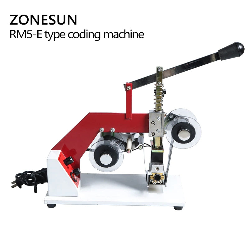 Máquina de impressão a quente de fita colorida ZONESUN ZY-RM5-E