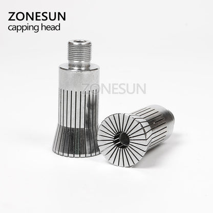 ZONESUN 13/15/18/20mm Cabezal de tapado personalizado para máquina tapadora de perfume