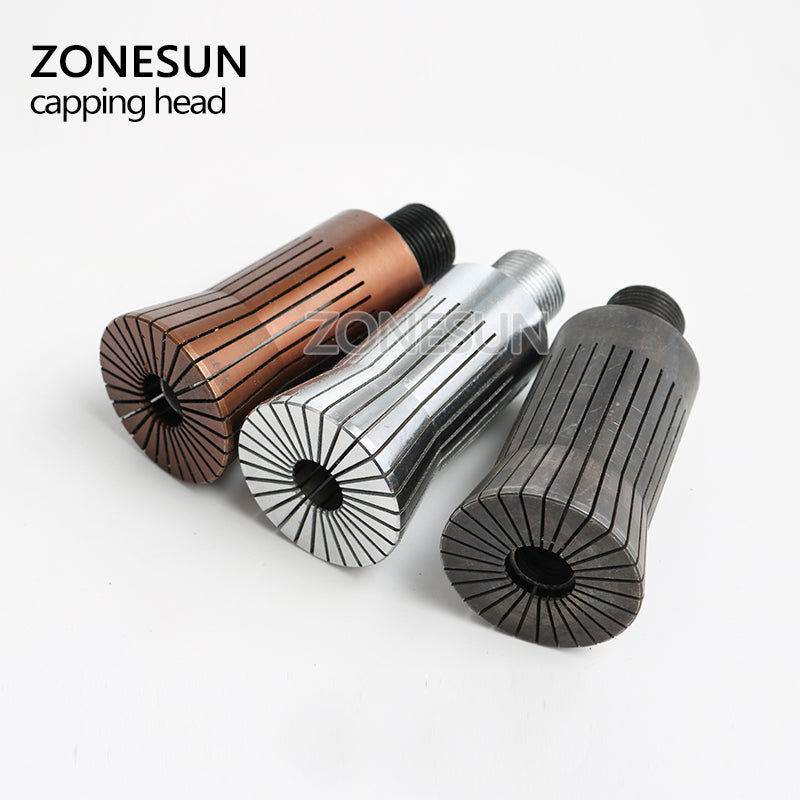 ZONESUN 13/15/18/20mm Cabezal de tapado personalizado para máquina tapadora de perfume