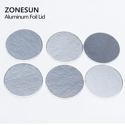 ZONESUN para vedação por indução Tampa de folha de alumínio de tamanho personalizado