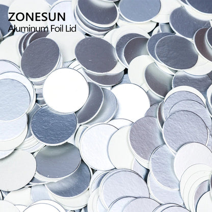 ZONESUN para vedação por indução Tampa de folha de alumínio de tamanho personalizado