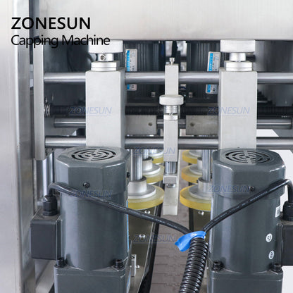 ZONESUN ZS-XG440B 20-100mm Fliptop Spray Twist Off Máquina taponadora neumática