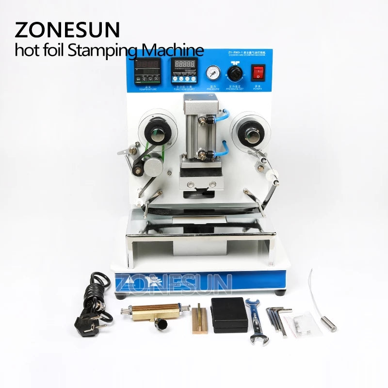 Máquina automática de estampado neumático ZONESUN ZY-RM3