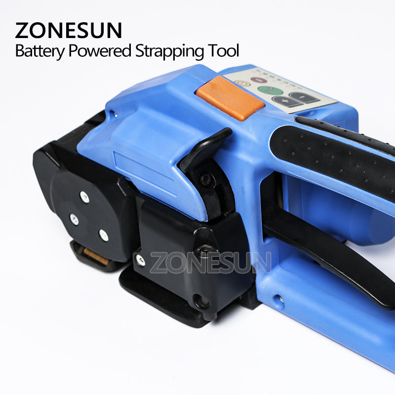 ZONESUN ORT-200 Máquina flejadora eléctrica para mascotas de PP alimentada por batería 