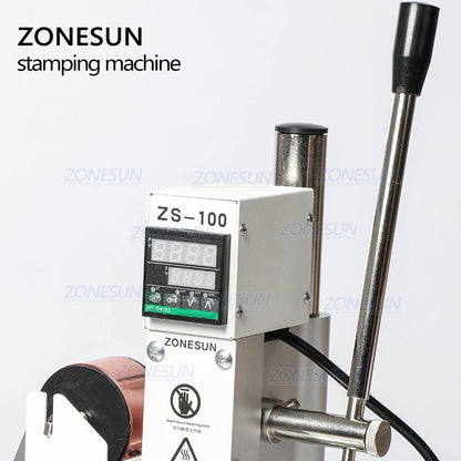 ZONESUN ZS-100C 10x13cm Máquina de estampagem a quente