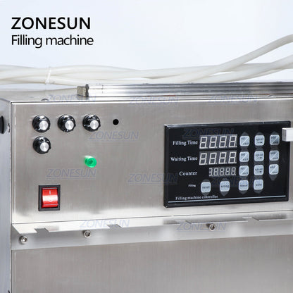 ZONESUN 5-3000ml 4 Heads Stand-up Bag Spout Pouch Liquid Filling Machine