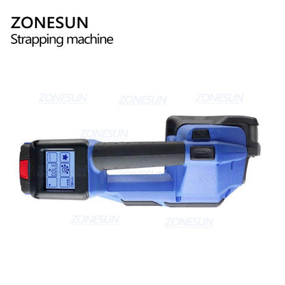 Máquina de cintar PP/PET de plástico ZONESUN ORT-260 13-16mm movida a bateria