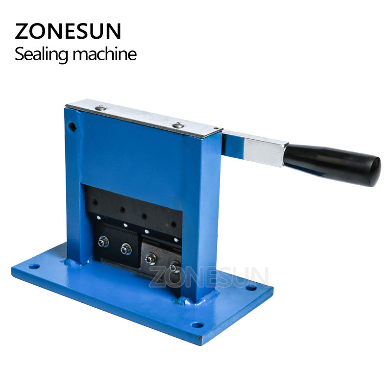 ZONESUN Manual Aluminum Tube Sealing Machine Teeth Paste Aluminum Stamping With Expiration Codes