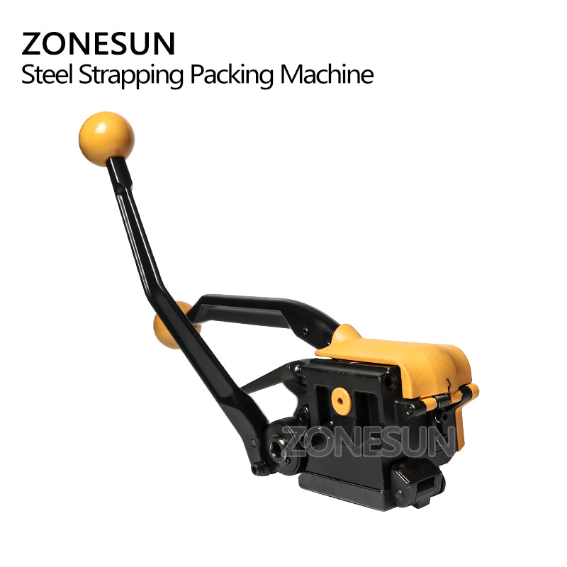 ZONESUN A333 Máquina flejadora manual sin sello para tiras de acero de 13-19 mm