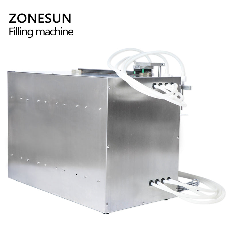 ZONESUN 5-3000ml 4 Heads Stand-up Bag Spout Pouch Liquid Filling Machine