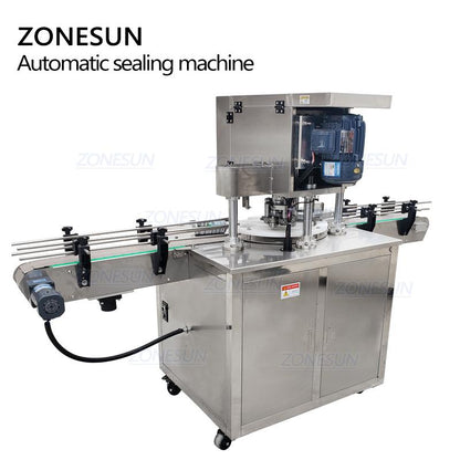 ZONESUN ZS-AFK300 110V/220V Automatic Electric Can Sealing Machine Tinplate Sealer Double Motors Plastic Cans Capping Machine - ZONESUN TECHNOLOGY LIMITED